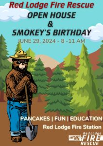Red Lodge Fire Rescue Open House and Smokey's Birthday! Pancakes/Fun/Education @ Red Lodge Fire Station